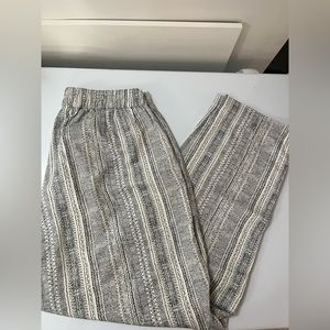Roots Linen Blend Pants | Size M